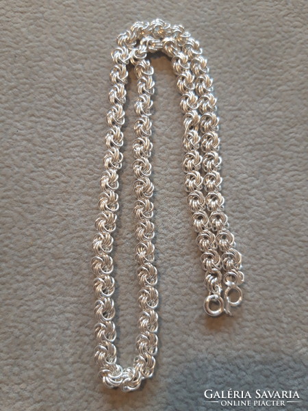 Old silver necklace - 41 cm