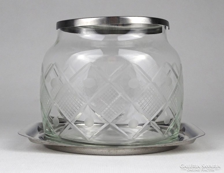 1M442 polished glass sugar holder