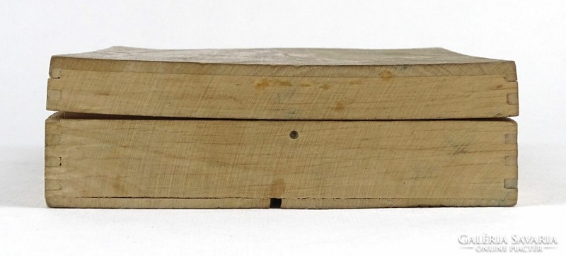 1M651 old lucky wooden box bonbon box