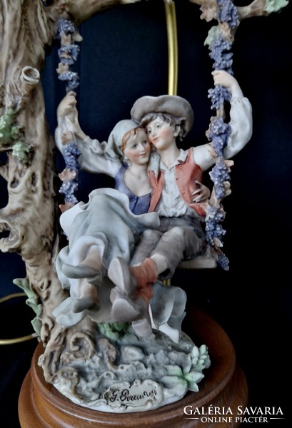 Dt/179 – giuseppe armani (capodimonte) figural table lamp