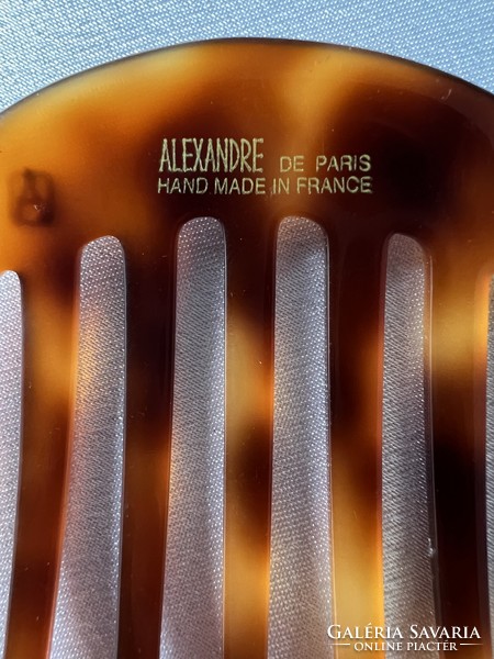 ALEXANDRE de Paris Hand made in France luxus kontytű hajcsat kézzel készített kontyfésű