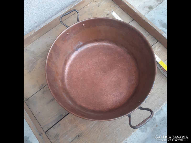 Antique copper pan 3