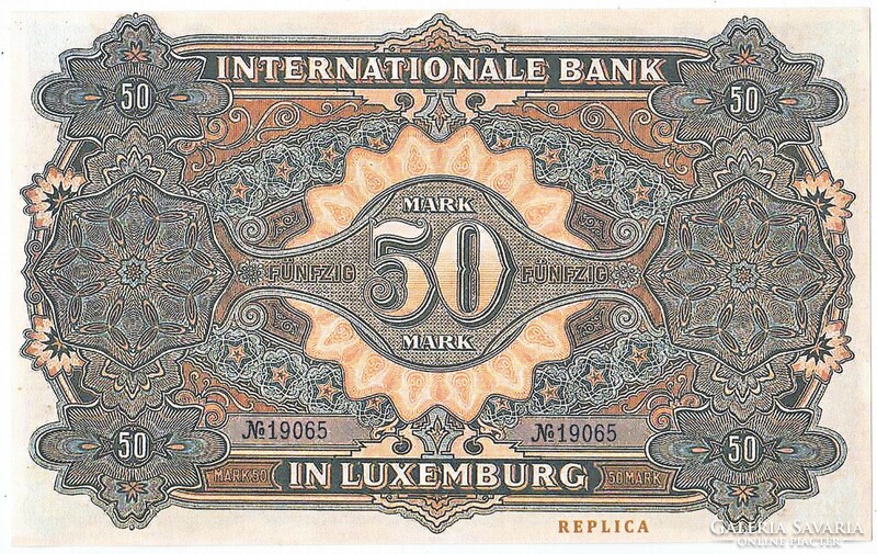 Luxembourg 50 Luxembourg marks 1900 replicas