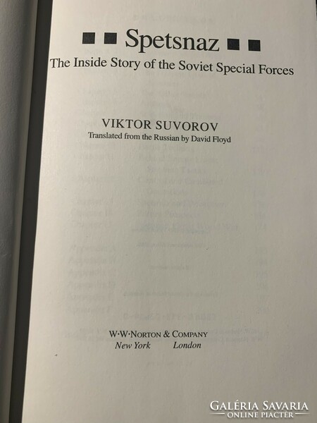 SZPECNAZ / Viktor Suvorov 1988 USA