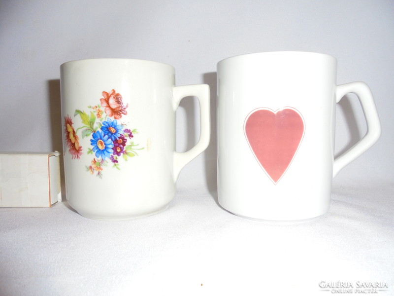 Zsolnay tea mug, cup - two pieces together