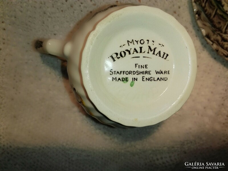 Antik, angol, Royal Mail porcelán teás- kávés készlet... Staffordshire.