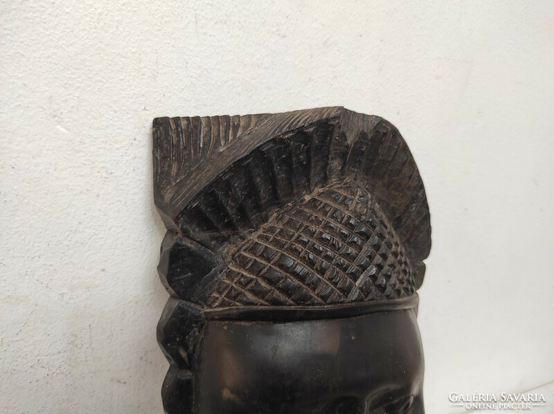 Antik afrikai ébenfa maszk baule népcsoport Elefántcsontpart 917 7286