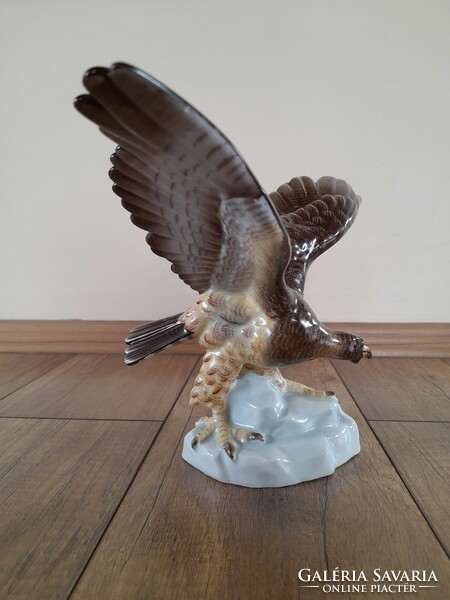 Old Herend porcelain eagle bird