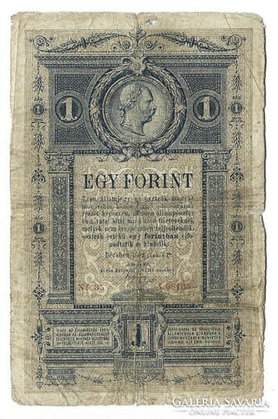 1 forint / gulden 1882 3. eredeti tartás