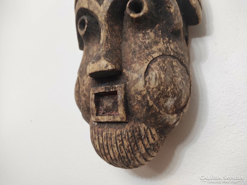 Afrika afrikai antik maszk Bamileke népcsoport Kamerun africká maska 226 Le dob 47 7079