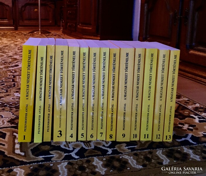Pezenhoffer antal book series, history of the Hungarian nation i-xiii. (in 15 Volumes)
