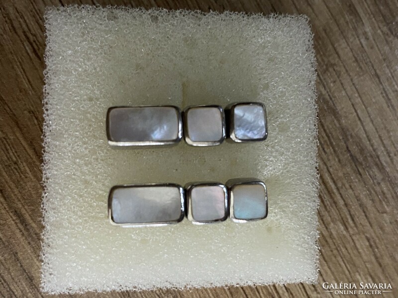 Silver - mother-of-pearl wonder earrings