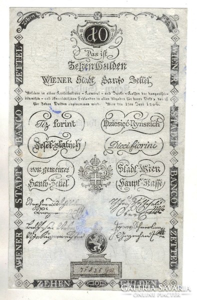 10 forint / gulden 1806