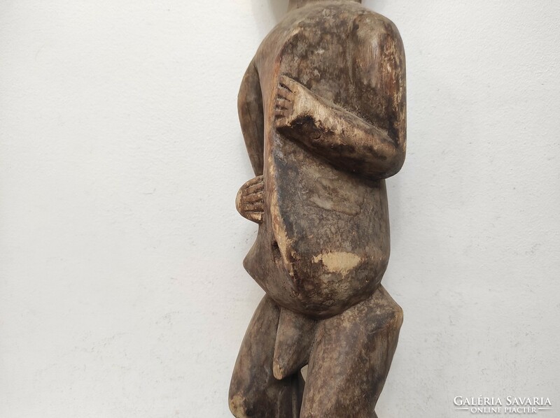Antique African patient healing statue Pende ethnic group Congo Africa 334 le dob 88 7254