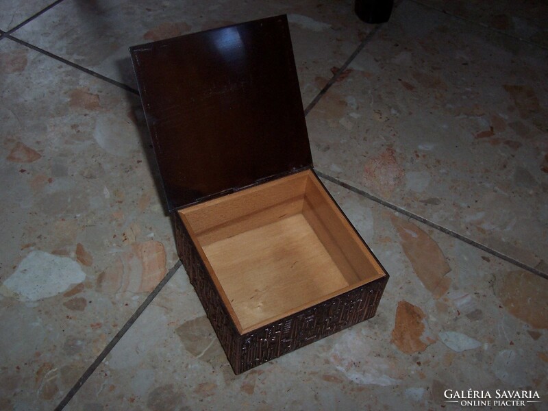 Metal and wooden box for sale