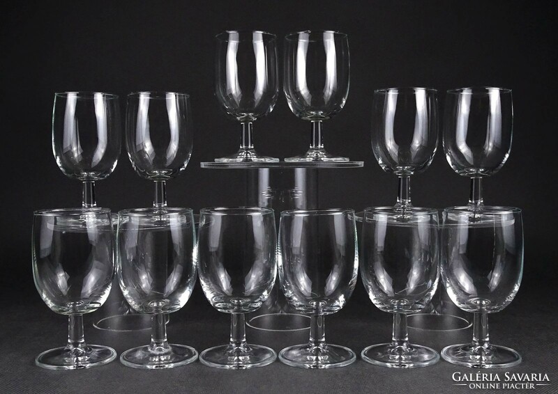 1M721 stemmed white wine glass set 12 pieces