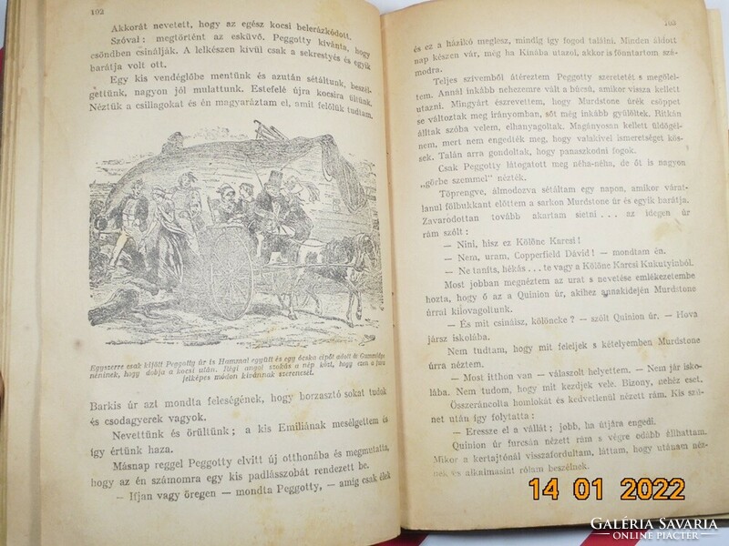 Dickens Károly Charles Dickens: Copperfield Dávid, antik könyv