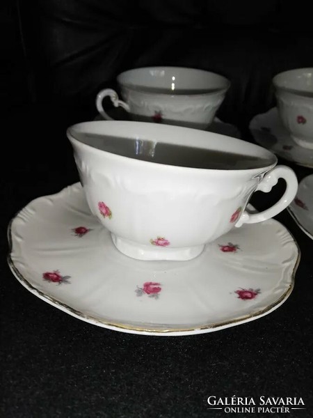Zsolnay rose tea sets