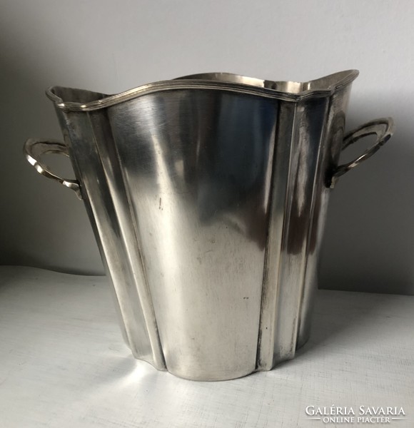 Silver-plated champagne bucket