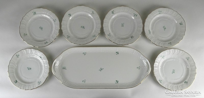 1M722 Herend porcelain cake set