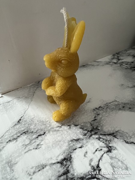 Wax bunny Easter candle