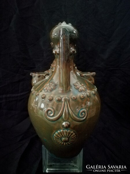 Zsolnay faience museum early ornamental jug