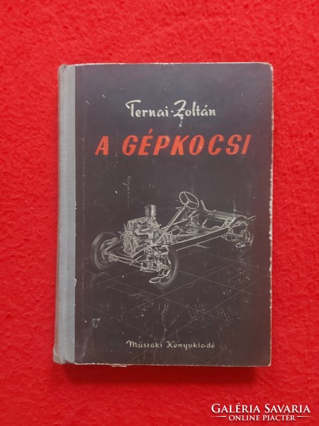 Zoltán Ternai, the car book with the appendix, 1959