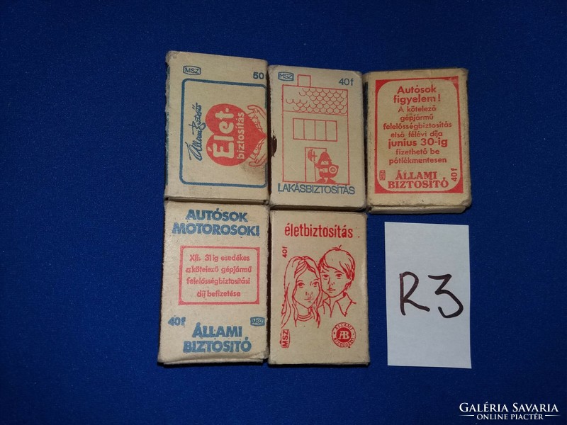 Retro háztartási papírdobozos gyufák címke gyűjtőknek egyben a képek szerint R 3