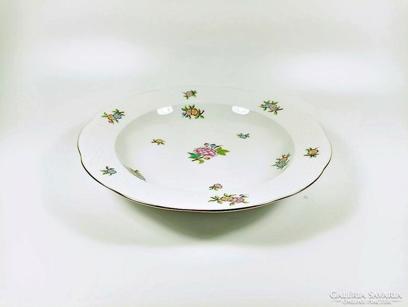 Herend, deep plate with Eton pattern (503), hand-painted porcelain, flawless! (J357)