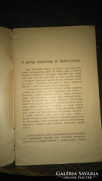 Jenő Csuday the Greek Empire and Eastern Europe 1907 urania popular scientific lectures 53 notes