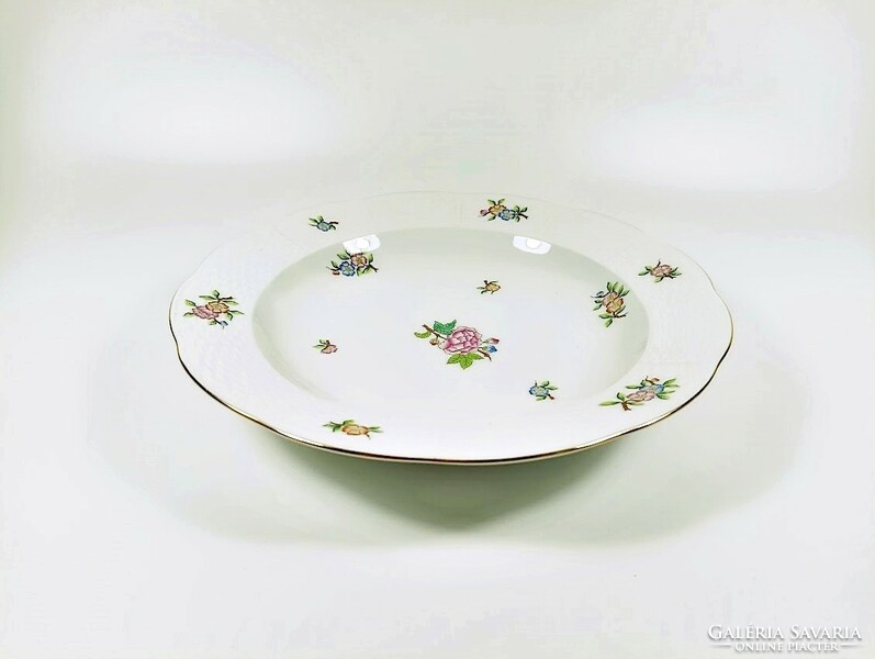 Herend, deep plate with Eton pattern (503), hand-painted porcelain, flawless! (J357)