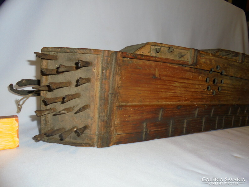 Old zither - for folk decoration