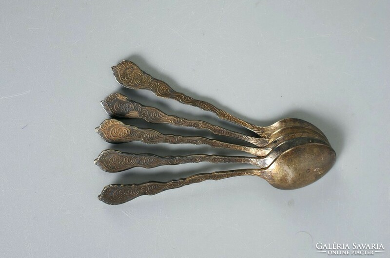 Old silver plated coffee spoon nils johan e.P.Ns alp