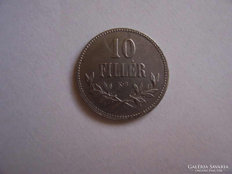 10 Fillér 1918 approx. original, not artex reprint!​​!