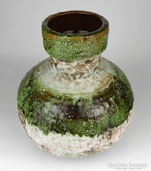 1M841 Retro jelzett mid century Carstens-Tonnieshof német iparművész kerámia váza 20.5 cm