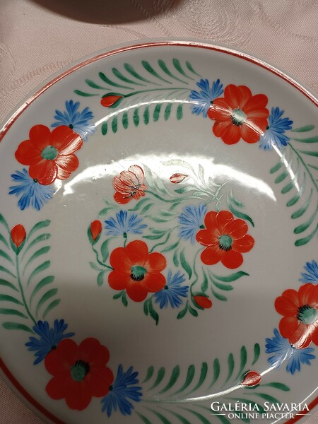 Kézi festésű porcelán tányér 6 db