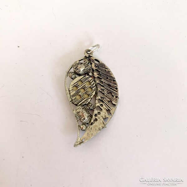 Vintage metal pendant, beautiful old pendant for necklace, the jewelry is from the 1990s