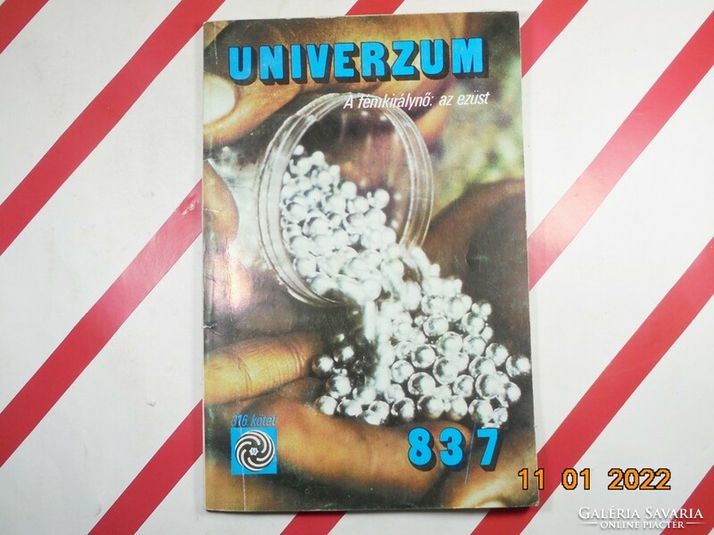 Régi retro újság magazin Univerzum A fémkirálynő: az ezüst 1983/07. július Születésnapra, ajándék