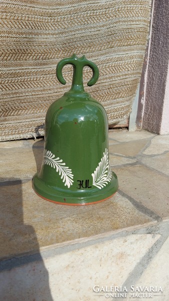 Cheap! Large ceramic bell chime decoration glazed 24cm