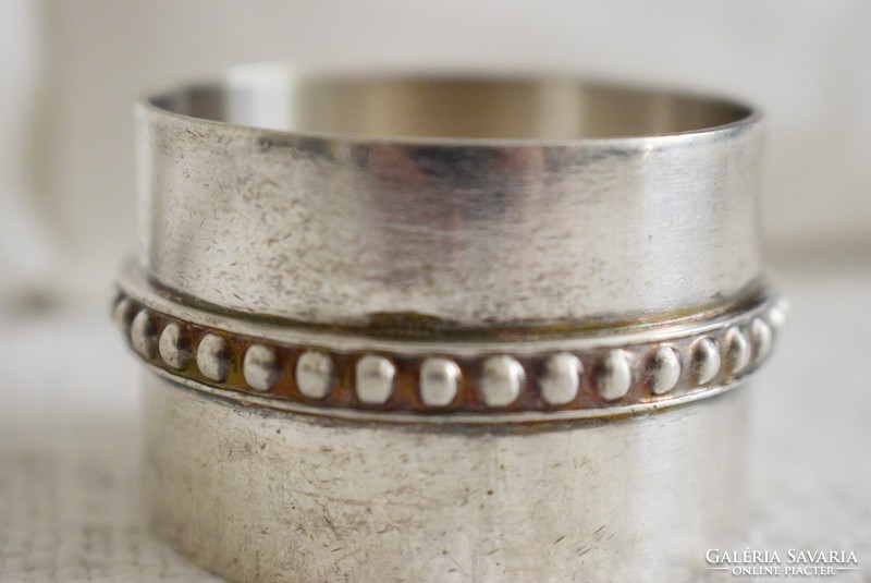 Antique silver-plated, marked napkin ring 5 x 3 cm
