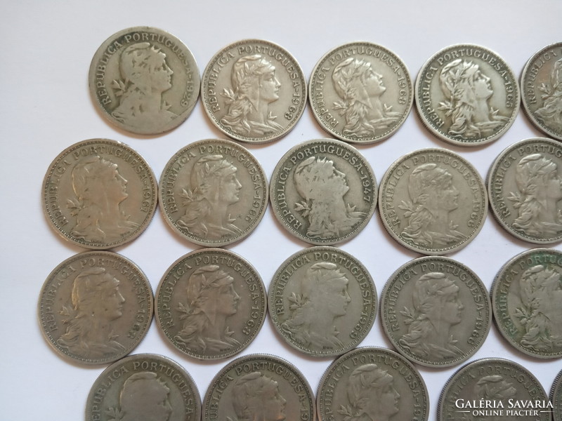 30 darab 50 Centavos 1927- 1968  Portugália !