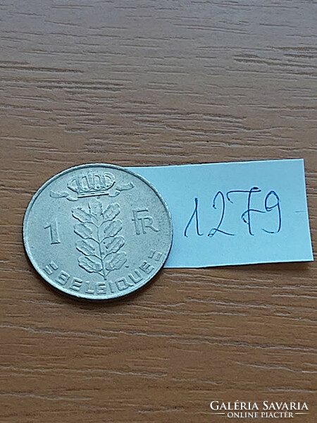 Belgium belgique 1 franc 1975 1279