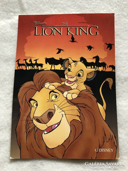Lion King postcard - post clean large size !! -6.