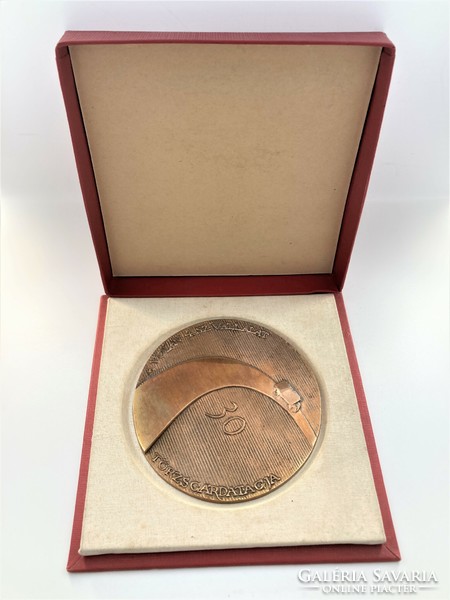 Volán bronze regimental guard plaque - rarity