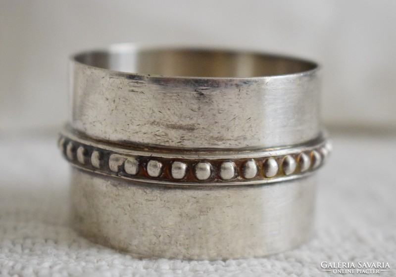 Antique silver-plated, marked napkin ring 5 x 3 cm