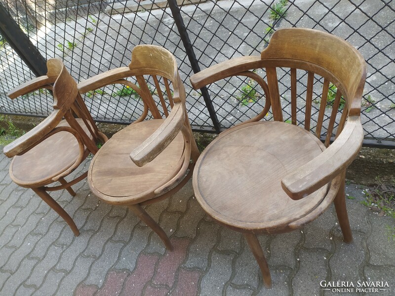 Viennese pre-polished thonet armchairs