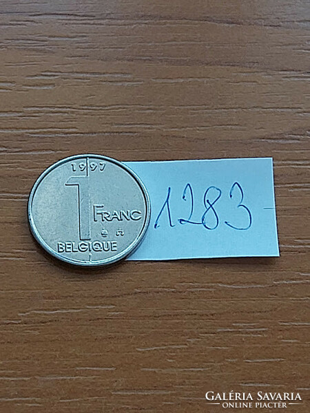 Belgium belgique 1 franc 1997 1283