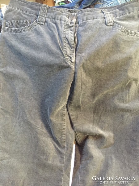 Dark gray microcord pants, brand Brax, quality product