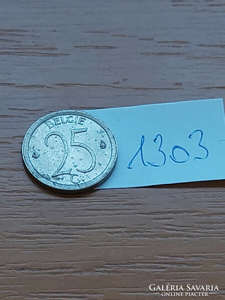 Belgium belgie 25 centimes 1968 1303