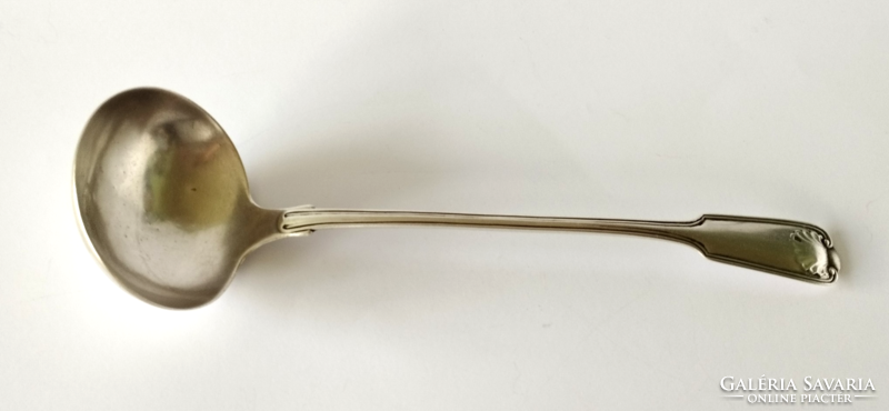 Antique marked Conraetz Viennese silver-plated alpaca ladle
